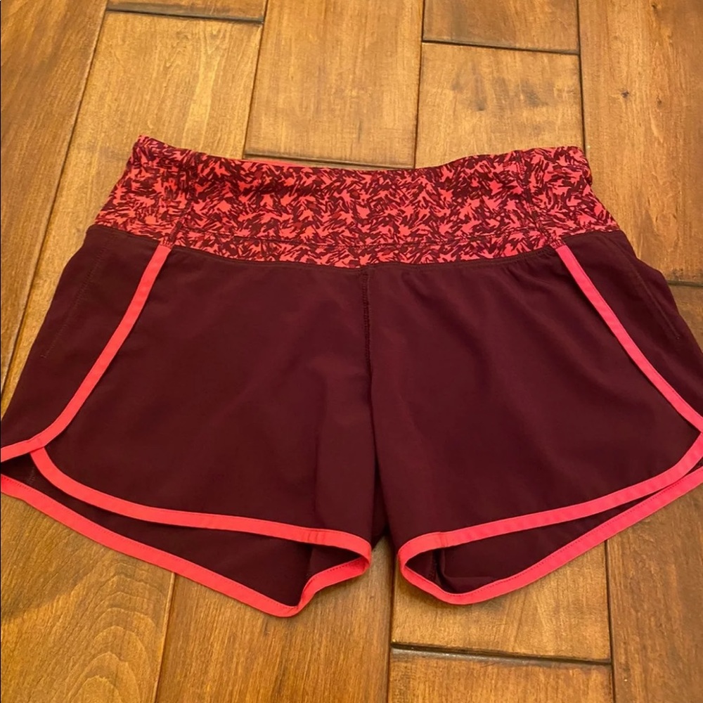 Lululemon speed up shorts size 2